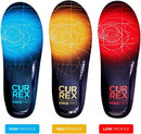 CURREX HikePro Insoles for Hiking Boots & Shoes – Shock Absorbing Inserts to Help Reduce Fatigue and Increase Performance – Anti-Slip Heel Surface forStability – for Men & Women – Medium Arch, Large - Medium Arch - Yellow — 4
