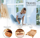 163-Piece French Easel Painting Set | All-in-One Deluxe Artist Starter Kit w/Wooden Field & Studio Sketch Box Easel for Adult, 100+ Professional Paints, Stretched & Panel Canvases, Brushes, Palettes — 7