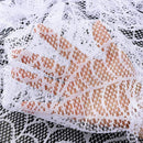 AerWo Halloween Fireplace Mantel Scarf, Halloween Decorations White Lace Spiderweb Fireplace Cover Festive Party Supplies,18 x 98 inch — 6