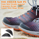 3 PCS Soft Sponge Adjustable Shoe Filler, Half-Size Insoles Adjust Too Big Shoes Toe Cushion Fillers Make Shoes Fit Shoe Inserts for Women Too Big for All Day Pain Relief and Comfort Men and Women — 6