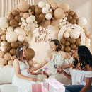 140pcs Neutral Balloon Garland Arch Kit with Brown Beige Nude Tan Balloons — 3