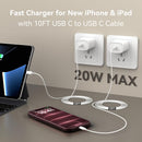 iPhone 18 17 16 15 Pro Max Charger Fast Charging 20W 10 FT Long USB C Cable photo 3