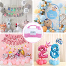 Electric Balloon Pump, Portable 2 Modes Balloon Blower Machine with 14 Balloon Arch Kits, Air Pump for Balloon, Balloon Inflator for Party Decoration | Pink — 7