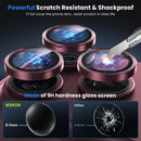 WSKEN for iPhone 18 Pro/iPhone 18 Pro Max Camera Lens Protector - Burgundy photo 3