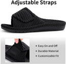 Litfun Orthopedic Slippers for Women Arch Support House Shoes - Black — 6