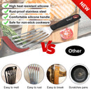 Beijiyi 2-Piece Silicone Fish Spatula for Nonstick Cookware, Heat Resistant — 3