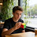 3x3 Puppet Speed Cube, 3x3 Bandage Magic Cube, Brain Teaser Puzzle Toys, Limited Rotation, Creative New Cube (Version 2) — 3