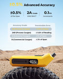HYVOHEX Digital Tire Pressure Gauge 200 PSI for,Car,RV,Truck,Bike — 2
