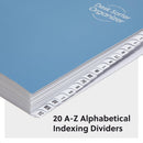 Smead Desk File Sorter, A-Z File Organizer, 20 Dividers, Letter, Dark Blue — 2