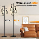 Dimmable Floor Lamp, 3 x 800LM LED Edison Bulbs Included, Farmhouse Industrial Floor Lamp Standing Tree Lamp with… — 8