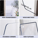 Vertical Magazine File Holder, Clear File Organizer Desk Organizer and Storage Bins Holding for Magazines, Binders, Notebooks, Envelopes, Plastic Office Organization and Storage for Desk, 4 Pack — 5
