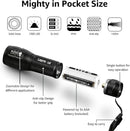 Lepro LED White Light Flashlight, High Lumens Waterproof Adjustable Focus — 6