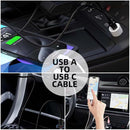Carplay Cable Cord Compatible with iPhone 16 17 18 USB A to USB C Cable for 18DUO 18 Pro Max 17 Air E 16 15 Pro Max ，Plus, Pro 12.9/11, 10th Gen, Air 5th/ 4th,Mini 6th Charger Car Charging Cable 3