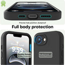 LOVE 3000 Designed for iPhone 16e/17e Case, Premium Silicone with [Soft Anti-Scratch Microfiber Lining] Shockproof Protective Phone Case for Men Women Girls 6.1", Black — 3
