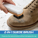 Suede & Nubuck Cleaner Kit, 2-in-1 Suede Brush & Horsehair Brush — 5