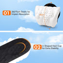 Height Increase Insoles for Men Women, 4D Cloud-Like Memory Foam Shock Absorption Anti-Fatigue Steppers Insoles, Comfortable & Breathable Massage Shoe Inserts for Standing All Day - Black - 1IN / US Men 7.5-10.5 — 4