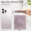 KITEVIUN Small RFID Wallet Women Ultra Thin Slim Womens Wallet Mini Compact Bifold - Purple — 2