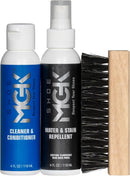 Shoe MGK Clean & Protect Shoe Care Kit Shoe Cleaner & Conditioner, Water & Stain Repellent, and Brush — 3