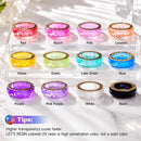 LET'S RESIN UV Resin Kit, 12 Colors Clear Colored UV Resin(20g Each) — 3