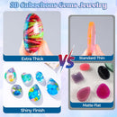 LET'S RESIN Cabochon Gems Resin Molds, 36-Cavity Jewelry Making Kit — 3