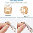 PH PandaHall 1000pcs 304 Stainless Steel Jump Rings, 18-Gauge Open Jump Ring 4/5/6/8/9/10mm Connector Rings O Ring… — 6