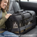 Conlun Cat Carrier Soft-Sided Pets Travel Carriers up to 15 Lbs,Black M — 4