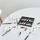 Elan Professional Oil Paint Set, 24 Vibrant Colors Mini Tubes 0.4fl oz, Oil Paints for Canvas Painting, Art Paints for Adults & Artists | 24x0.4 Oz — 6
