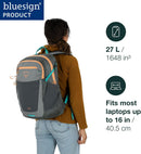 Osprey Flare Commuter Laptop Backpack | Iris Pink — 2
