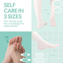 Gel Blister Bandages Hydrocolloid Bandages - Welnove 30ct Blister Cushions (Toe Pack) - Blister Bandages for Heel, Toe & Foot - Blister Pads for Prevention & Recovery - Water Resistant Bandages | 30 Count — 5
