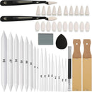 43 PCS Blending Stumps and Tortillions Paper Art Blenders Sketch Drawing | 1 Count (Pack of 43) — 1