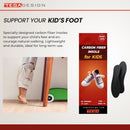 TEGA Kids' Carbon Fiber Insoles for Idiopathic Toe Walking - 1 Pair - Rigid Shoe Inserts to Correct Tiptoe Walking - Toddlers and Big Kids Insert (Big Kid 3) — 4