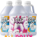 INCLY Deep Pour Epoxy Resin, 1.5 Gallon Resin Epoxy Kit for 2-4'' Depths — 1