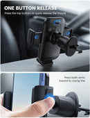 Lamicall 2026 Wider Clamp & Metal Hook Car Phone Holder Vent Accessories | NEW Upgraded - Dark Grey photo 6