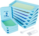 ARTDOT 10-Piece Interlocking Diamond Art Trays Kits for Adults, Stackable Diamond Painting Accessories and Tools | Blue | 10 Piece Tray Set — 1