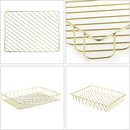 BTSKY Multipurpose A4 File Tray Wire Desk Tray Organizer, Gold — 5