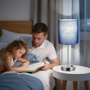 Fenmzee Touch Lamps for Bedroom Set of 2 - Dimmable, USB C+A, AC Outlet — 6