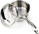 AVACRAFT 1.5 Quart Stainless Steel Saucepan with Glass Strainer Lid — 1