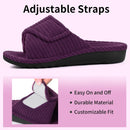 Litfun Orthopedic Slippers for Women Arch Support House Shoes - Dark Purple — 5