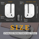 TLKKUE Leather Stitching Punch Aid Plate Leather Working Tools | 1 Size — 3