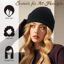 NPQQUAN Satin Lined Beanie for Women Silk Lined Beanies Winter Warm Hats — 4