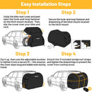 Favoto Bike Cover for Transport on Rack 2 Bikes Heavy Duty 600D Oxford — 7