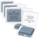 Faber-Castell Kneadable Eraser for Artists in Storage Case - Absorbent Kneaded Erasers, Art Eraser, Grey (Pack of 3) | 회색. | One Size (Pack of 3) — 1
