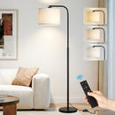 Arc Floor Lamp with Remote and Dimmable Black Floor lamps for Living Room — 1