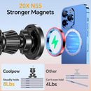 Coolpow Magsafe Car Mount Charger, Magnetic Wireless Car Charger for iPhone photo 5