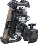 JOYROOM Motorcycle Phone Mount Holder - [Dual Vibration Dampener] 150mph Anti-Shock Phone Holder for Motorcycle [Upgrade Handlebar Clamp] - Bicycle Bike Phone Holder Mount for 4.7-7" Cell Phones — 1