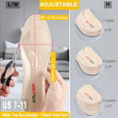 WUTAIN Full Length Adjustable Gel Shoe Lifts for Uneven Legs, 1 Pair Large — 4