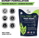 Tea Tree Oil Epsom Salt Foot Soak for Toenail Fungus Treatment, Tired Feet — 8