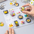 LET'S RESIN Keychain Resin Molds Silicone, 16 Cavity Pendant Casting Mold — 3