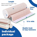 AZEN Premium 12 Pack Elastic Bandage Wrap 6 Inch, Compression Wrap Bandage for Legs, Ankle, Knee, Tummy, Body, Latex-Free, Lymphedema Wraps for Legs - B-12p(6in) — 2