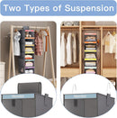 Fixwal Weekly Kids Clothes Organizer 2 Pack 6-Shelf Hanging Storage — 4